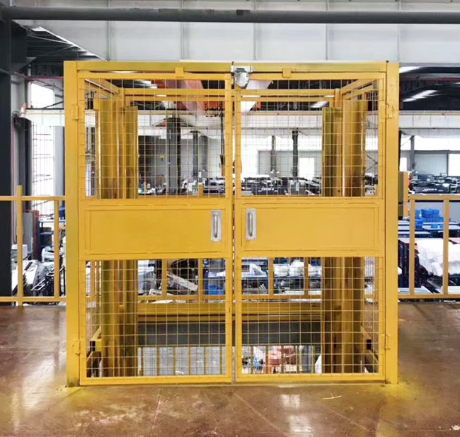 晋中智能导轨式升降机亮相